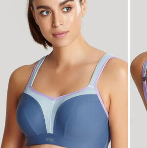 Panache Blue and Purple Sports Bra